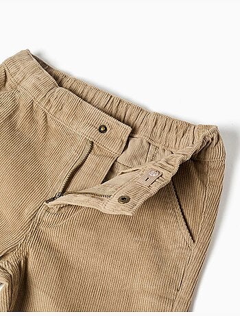 Pantaloni chino a taglio dritto in velluto a coste