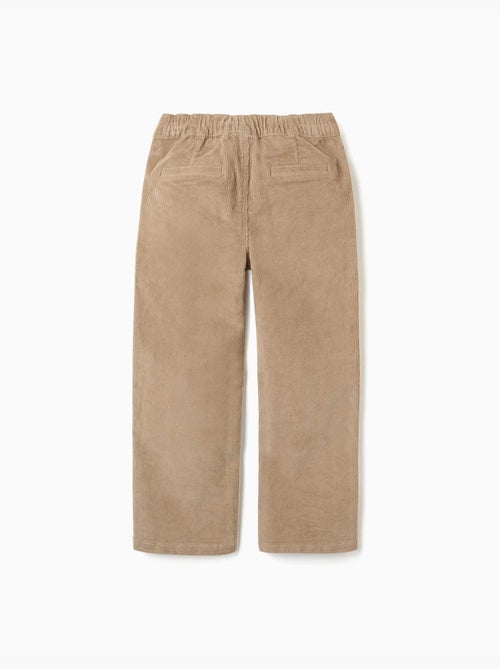 Pantaloni chino a taglio dritto in velluto a coste - Kiabi