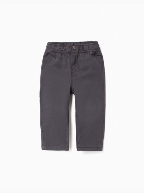 Pantaloni chino baggy in twill b&s - Kiabi