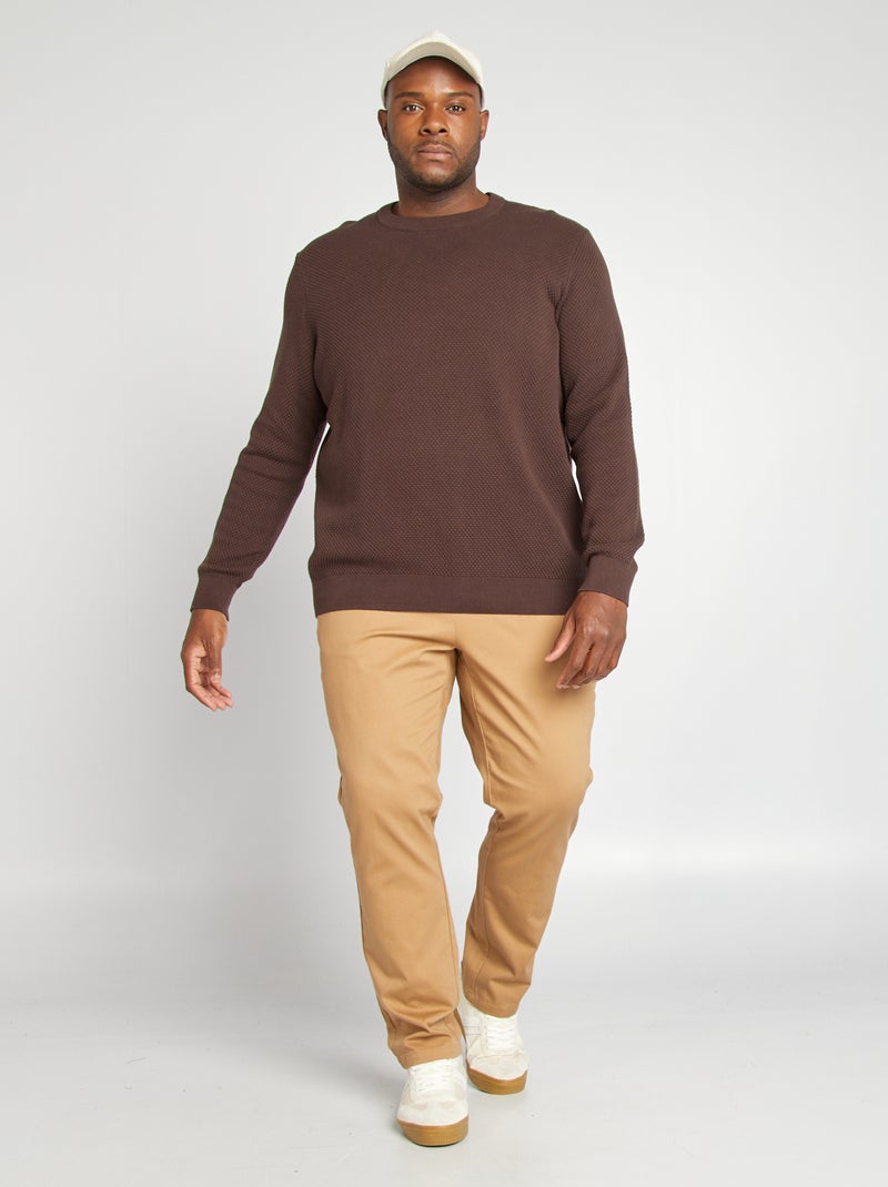 Pantaloni chino BEIGE - Kiabi