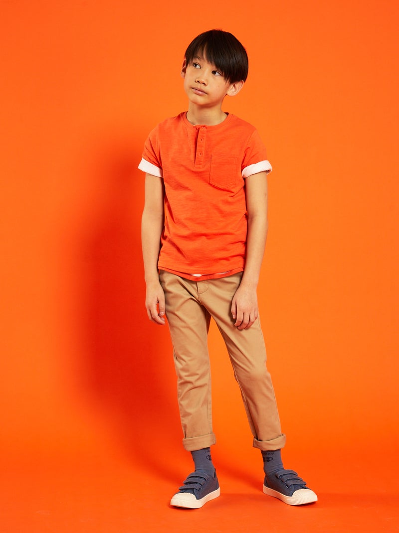 Pantaloni chino BEIGE - Kiabi