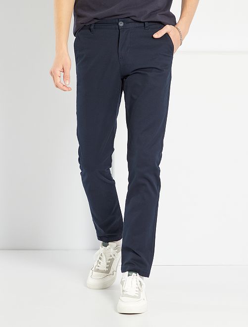 Pantaloni chino - BLU - Kiabi - 18.00€