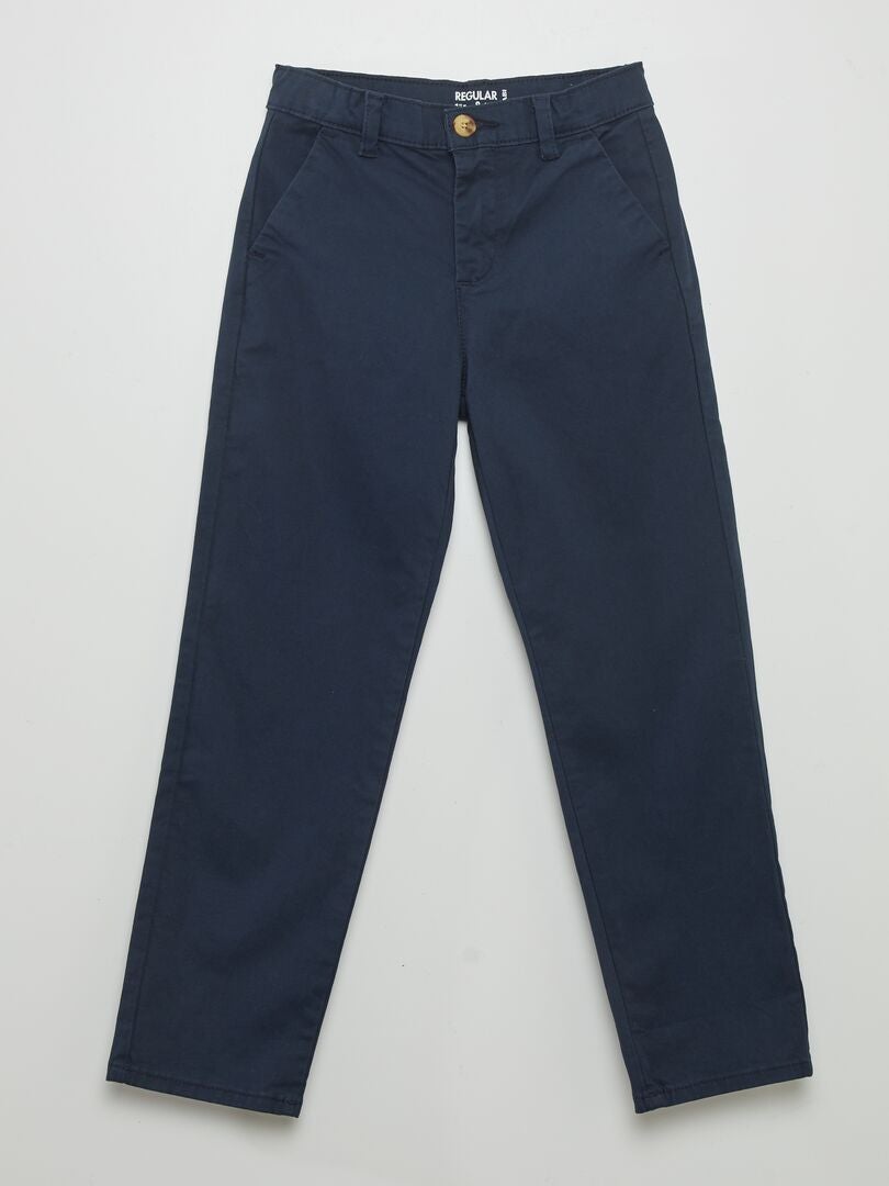 Pantaloni chino blu - Kiabi