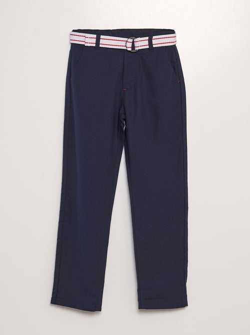 Pantaloni chino con cintura - Kiabi