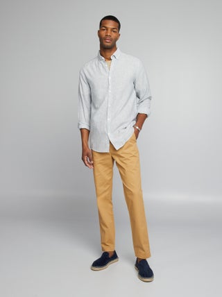 Pantaloni chino con vita elasticizzata