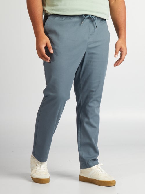 Pantaloni chino con vita elasticizzata - Kiabi