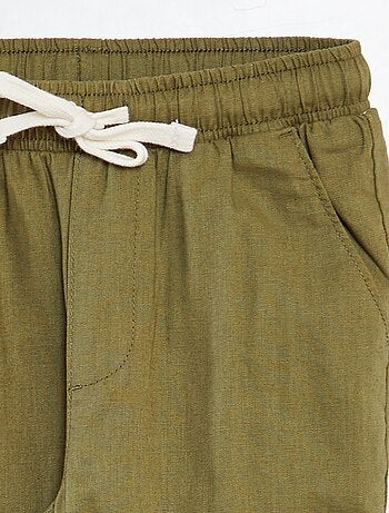 Pantaloni chino dritti con cordoncino