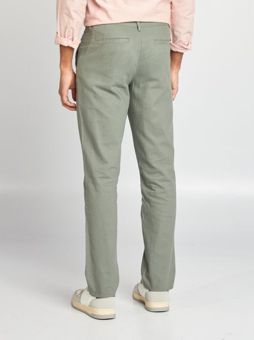 Pantaloni chino dritti / regular fit - Kiabi