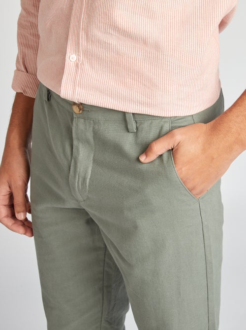 Pantaloni chino dritti / regular fit - Kiabi
