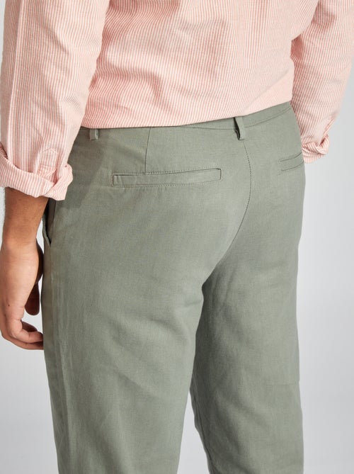 Pantaloni chino dritti / regular fit - Kiabi
