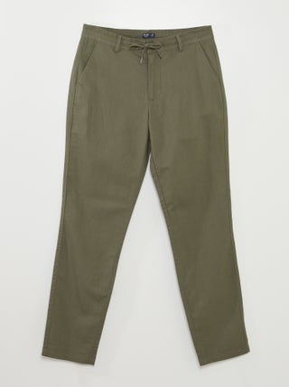 Pantaloni chino dritti