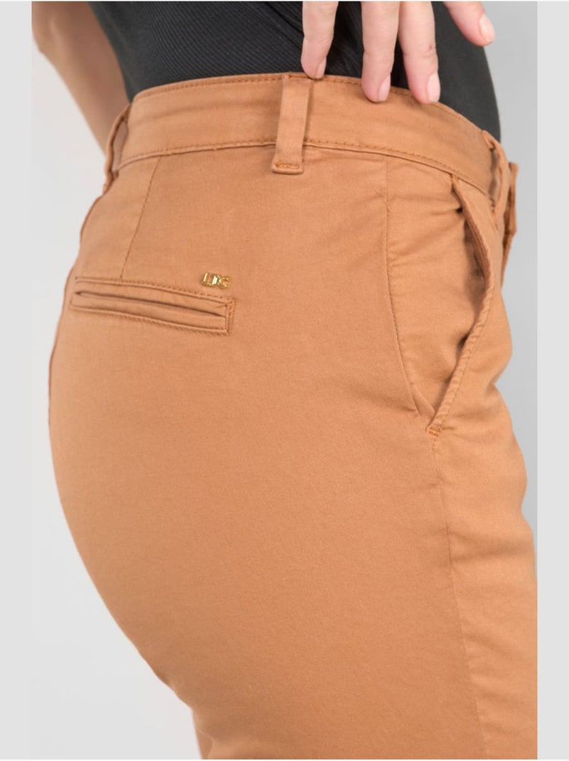 Pantaloni chino DYLI 6 Marrone - Kiabi