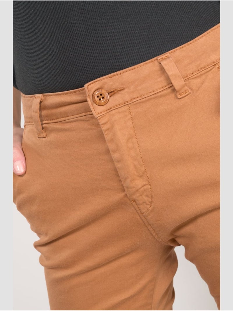 Pantaloni chino DYLI 6 Marrone - Kiabi