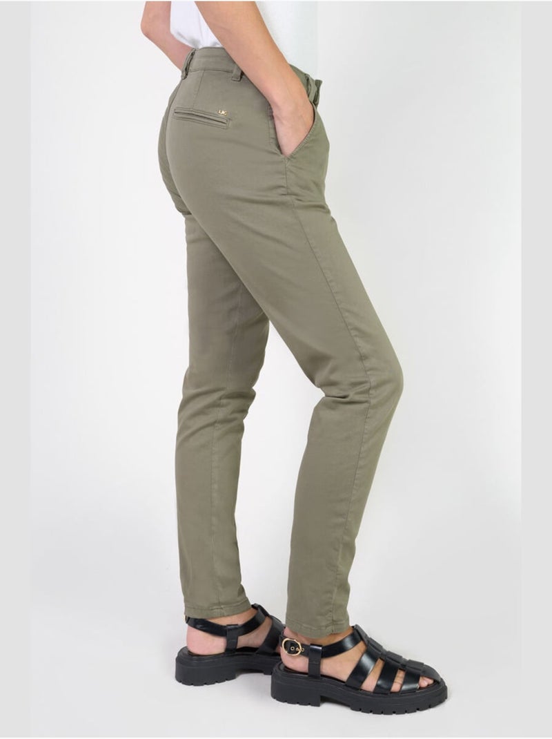 Pantaloni chino DYLI 7 Cachi - Kiabi