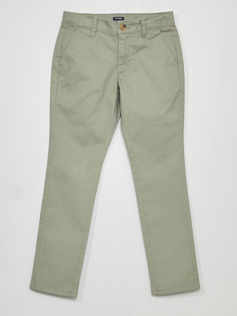 Pantaloni chino grigio - Kiabi
