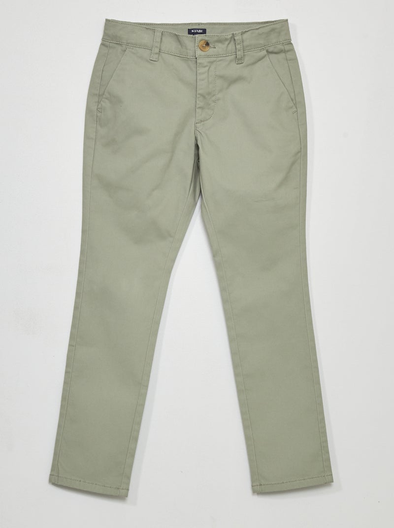 Pantaloni chino grigio - Kiabi
