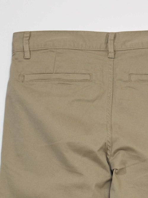 Pantaloni chino in cotone stretch L34 - Kiabi