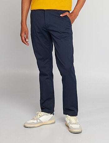 Pantaloni chino in cotone stretch L34
