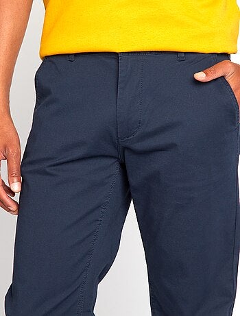 Pantaloni chino in cotone stretch L34