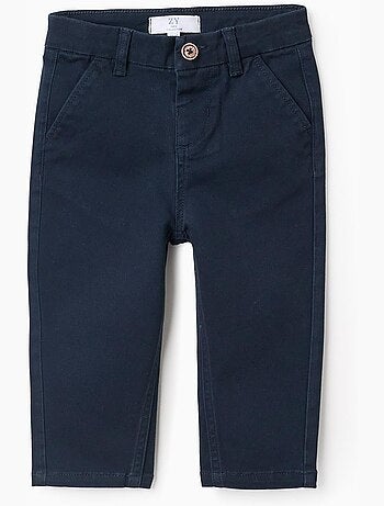 Pantaloni chino saffiano