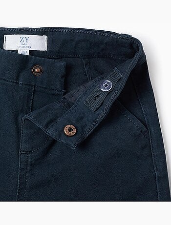 Pantaloni chino saffiano