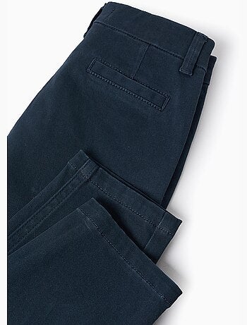 Pantaloni chino saffiano
