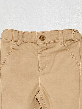 Pantaloni chino in tinta unita