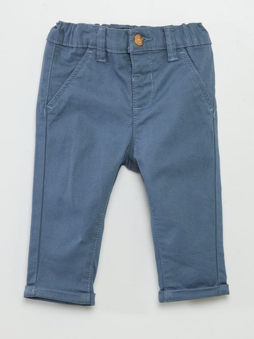 Pantaloni chino in tinta unita - Kiabi