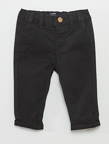 Pantaloni chino in tinta unita