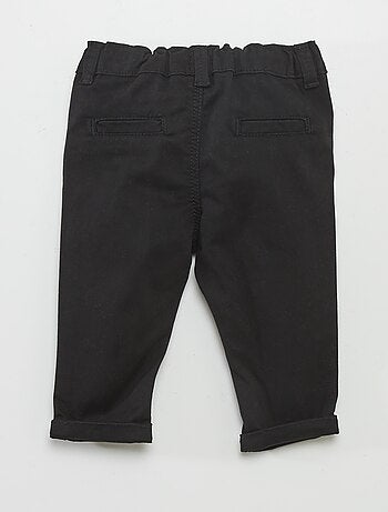 Pantaloni chino in tinta unita