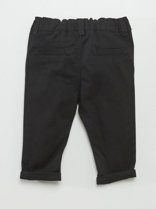 Pantaloni chino in tinta unita - Kiabi