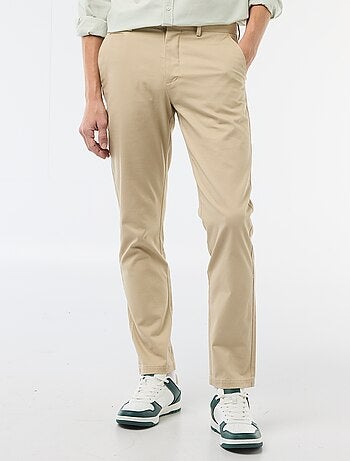 Pantaloni chino in twill