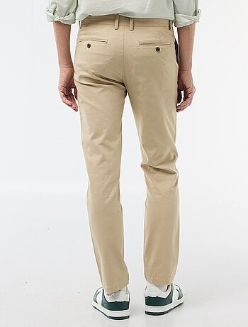 Pantaloni chino in twill