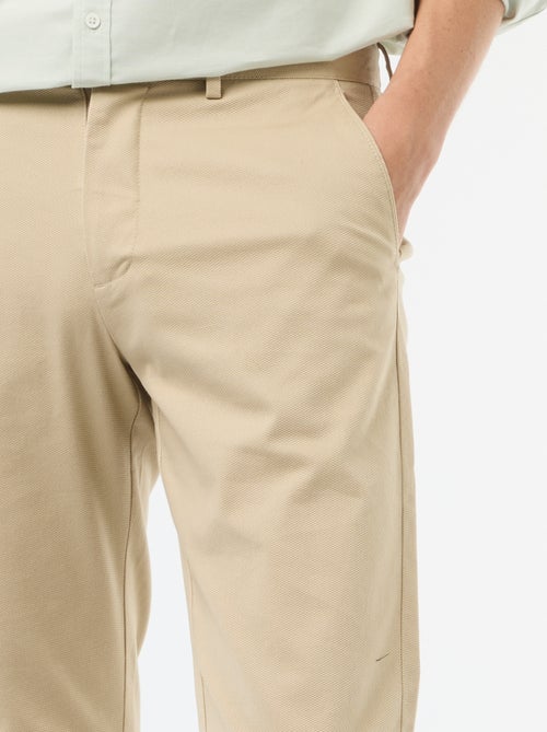 Pantaloni chino in twill - Kiabi
