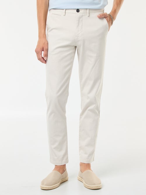 Pantaloni chino in twill - Kiabi
