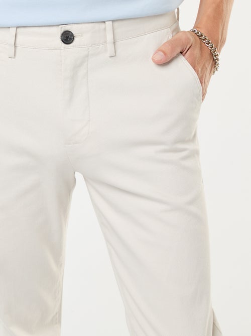 Pantaloni chino in twill - Kiabi