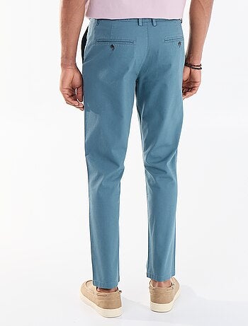 Pantaloni chino in twill