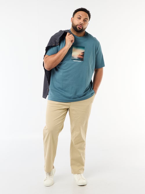 Pantaloni chino in twill con coulisse - Kiabi