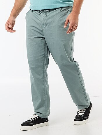 Pantaloni chino in twill con coulisse
