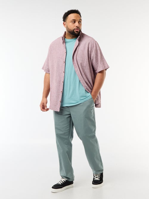 Pantaloni chino in twill con coulisse - Kiabi