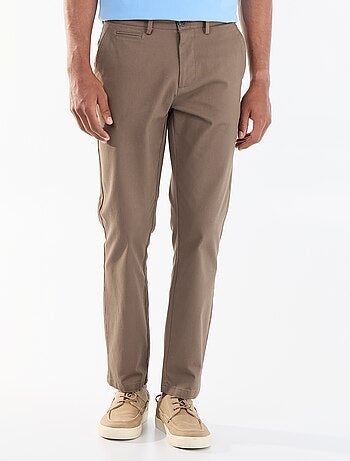 Pantaloni chino in twill