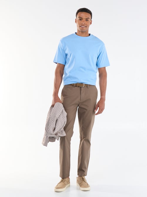 Pantaloni chino in twill - Kiabi