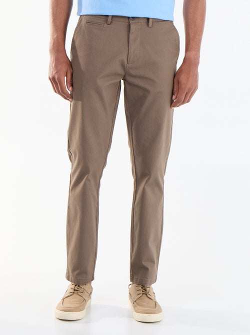Pantaloni chino in twill - Kiabi