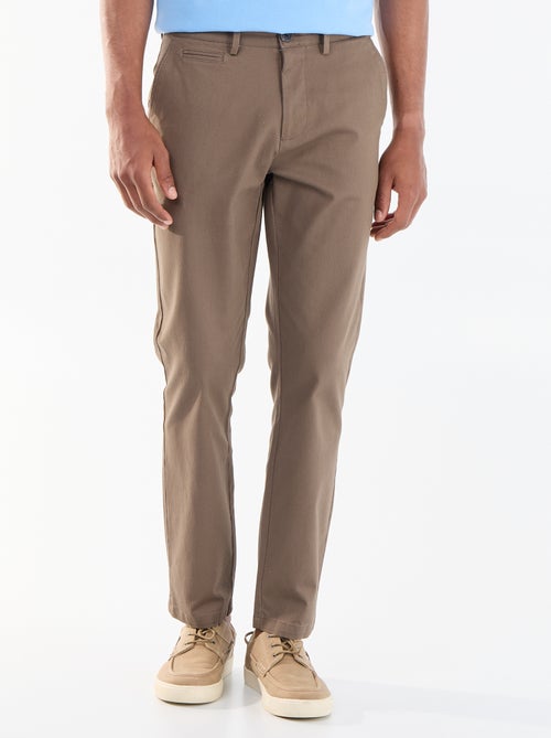 Pantaloni chino in twill - Kiabi