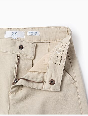 Pantaloni chino in twill slim fit