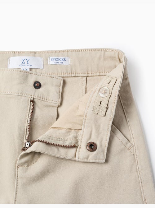 Pantaloni chino in twill slim fit - Kiabi