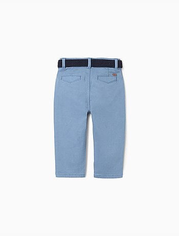 Pantaloni chino in twill slim fit con cintura