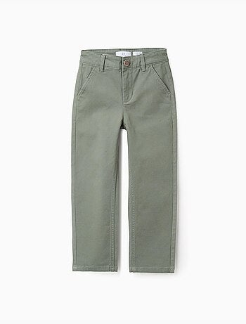 Pantaloni chino in twill 'slim fit'