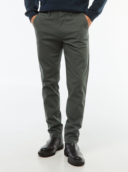 Pantaloni chino in twill - Kiabi