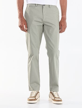 Pantaloni chino in twill